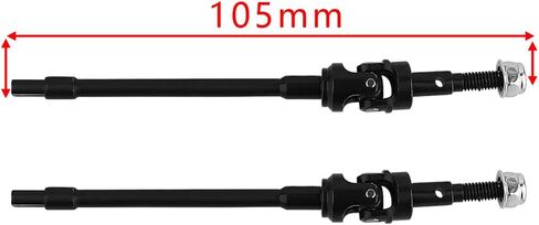 New Enhanced Hard Steel Front Rear Axle Shaft CVD for Axial SCX10 RC Crawler Heavy Duty Metal Upgrade Replacement Parts (Front) in Kuwait