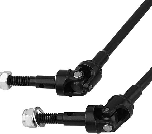 New Enhanced Hard Steel Front Rear Axle Shaft CVD for Axial SCX10 RC Crawler Heavy Duty Metal Upgrade Replacement Parts (Front) in Kuwait