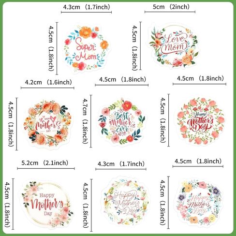 56 Pcs Edible Cupcake Toppers with Floral Decorations for Mother's Day, Mom's Birthday, and Best Mom Ever Celebrations (Mother's Day Round) in Saudi Arabia