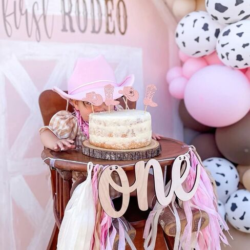 24 PCS Cowboy Cupcake Toppers Glitter Cowgirl Hats Boots Cupcake يختار ديكورات الحزب الغربي للأولاد الفتيات الغربيين موضوعًا للاستحمام طفل عيد ميلاد ديكورات كعكة in Kuwait
