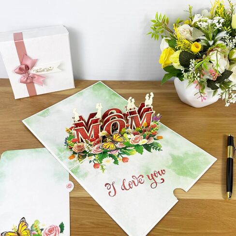 3D Popup Card of Cardinal Bird Couple, Paper Art & Handicraft, Greeting Card, Birthday, Anniversary, Christmas, Mothers Day, Fathers Day Card, Handmade Gift For Mom, Dad, Wife, Husband in Saudi Arabia