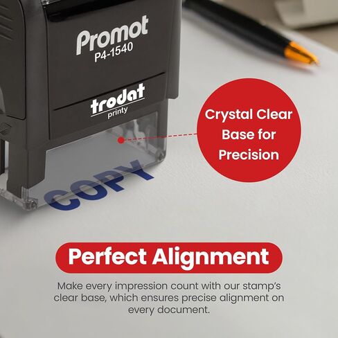 Promot Stamp Copy - Self Inking Rubber Stamp in Blue Ink in Kuwait