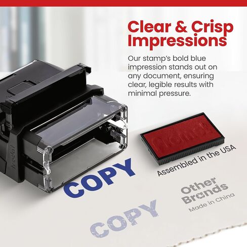 Promot Stamp Copy - Self Inking Rubber Stamp in Blue Ink in Kuwait