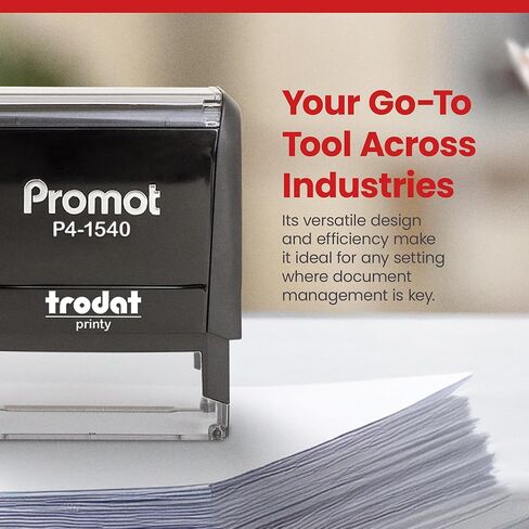 Promot Stamp Copy - Self Inking Rubber Stamp in Blue Ink in Kuwait