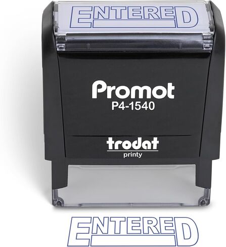 Promot Stamp Copy - Self Inking Rubber Stamp in Blue Ink in Kuwait