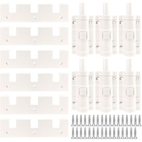 Sliding Glass Door Locks，Child Safety Lock for Sliding Door Hardware，Window Door Locks for Extra Security. (3, black)