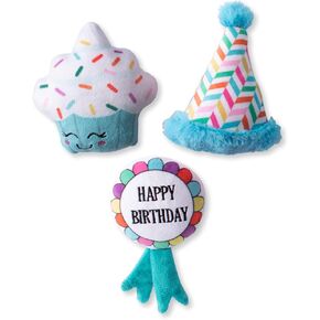 Fringe Studio "CAN I GET A WOOF-WOOF!, Set of 3, Small Plush Dog Toy Set, Pet Shop Collection (662056) in Saudi Arabia