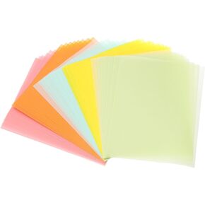Patikil 110 Sheets Paper Vellum Paper 4.25x5.5 ، ورق مكيف شفاف قابل للطباعة 100GSM للدعوات