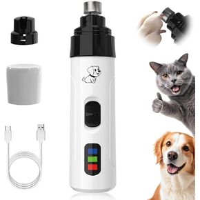 Heusom Silent Groom Pro Nail Grinder ، 2025 New Heusom Dog Nailmer ، قابلة لإعادة الشحن USB شحن PET NAIN