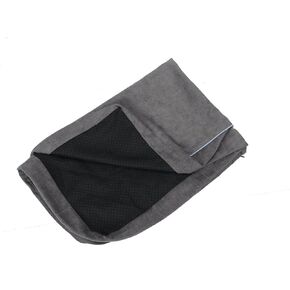 Laifug Extra Carge Pet/Dog Bed قابلة للإزالة قابلة للغسل (غطاء استبدال جامبو (50 "x36" x10 ") لائحة رمادية)