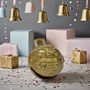 طراز خمر معبد ديكور الفيل الجمل بقرة الماعز حيوانات أليفة نحاس أجراس الحصان الرعي الرعي مزرعة حيوانات صاخبة أجراس أجراس مضادة للسرقة أجراس Jingle Making Wind Chims Bell