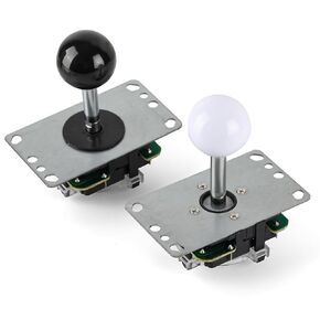 Umierke Arcade Game Machine Machystick للاستخدام المنزلي - التحكم في الألعاب عالي الدقة ， 4 أو 8 طريقة قابلة للاختيار ， كرة سوداء وكرة بيضاء