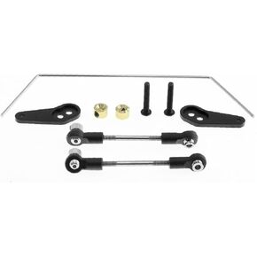 Levigo Metal RC Rear Anti-roll Bar Compatible with Tamiya BB01 BBX BB-01 1/10, RC Upgrade Parts Anti-Sway Bar