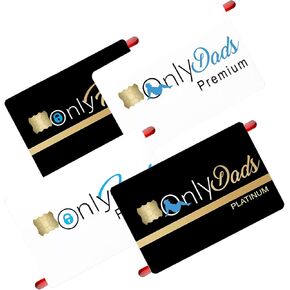 Card Stickers,Skin Only Dads for Credit Debit Key Card 4Pcs Covering Personalizing Bank Card |Removeable, No Bubble, Slim, Waterproof Card Cover