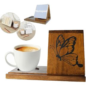 حامل كتاب المثلث ، كتاب Nook Reading Valet ، Book Rest Stand لعشاق الكتب هدايا أعياد الميلاد ، و Wood Book Valet لمحبي الكتب