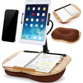 Lap Beankbag Book Stand for Bed مريح قراءة وسادة مع حامل اللقب حامل الهاتف مع وسادة للأيدي القراءة الحرة في سرير أريكة أريكة كرسي السيارة