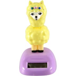Home-X Solar-Power Dancing Llama Solar Dancer ، أو ديكور المكتب ، أو النافذة أو لوحة معلومات السيارة