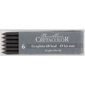 Cretacolor Graphite Lead 6B 6/Pack