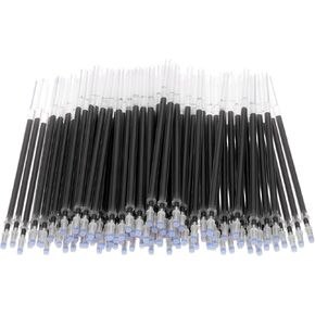 Patikil 100 PCS Amblable Ambels Albs ، 1 مم من النقوش المحفوظة للحرارة للقماش الذي يختفي قلمًا للحبر بخياطة كتابة خياطة ، حبر أسود