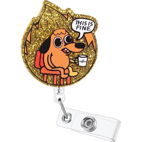 مضحك Llama Potion Badge Renel Buddy ، حامل شارة العمل مع مقطع قابل للسحب ، مقطع شارة طبية طالب في Kuzcoo لصالح RN CNA LPN