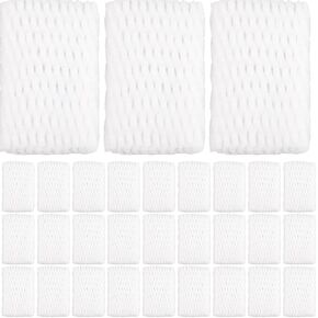 HANABASS 1200 Pcs Fruit Foam Covers Shock-Proof Protective Cover Foam Net Strawberries Foam Sleeves Foam Mesh Bags for Apples, Pears, Oranges