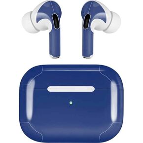 غلاف صوتي من Skinit متوافق مع Apple AirPods Pro (الجيل الثاني، 2022) مصمم في الأصل بتصميم أزرق منتصف الليل in Kuwait