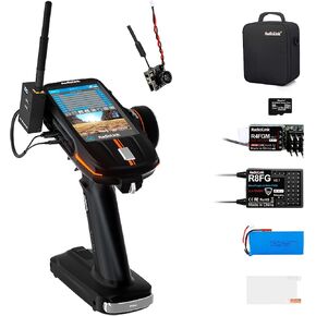 جهاز إرسال Radiolink RC8X & R8FG & R4FGM V2.2 مستقبل GYRO ، ومجموعة جهاز إرسال كاميرا FPV 5.8G ومجموعة مستقبل FPV ، شاشة IPS 4.3 "لمسة FPV ، ل RC Crawler/Drifting/Cars/Boats