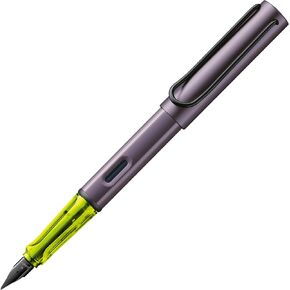 LAMY AL-star aubergine - Fountain Pen with ergonomic grip & polished steel nib in size EF - lightweight aluminum body - including LAMY T 10 blue cartridge - Right-Handed