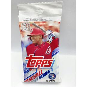 2021 Topps Baseball Series One Fat Pack - 40 Cards
