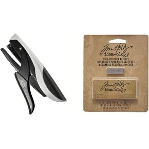 Tim Holtz Idea-Ideal-Ideal-Tiny Staples (1/8 × 1/4 بوصة ، فضية)-1550 قطعة