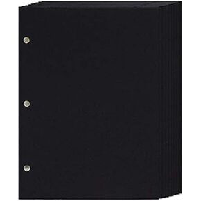 AIOR SCRAPBOOK EXTRIAL SELLICH PAGES ، 30 ورقة (60 صفحة) ورق فارغ سميك