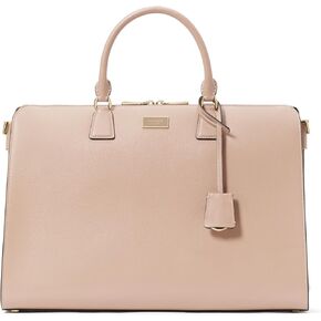 kate spade new york Serena Saffiano Leather Laptop Bag, Timeless Taupe