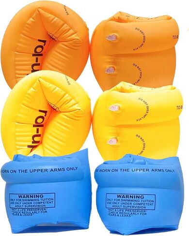 8 Pack Inflatable Arm Floaties Swim Arm Bands Swimming Tube Floater Water Wings for Adult Kids in Saudi Arabia
