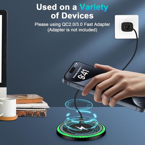 محول طاقة USB C، 3 عبوات 20 وات 2 منفذ PD&QC 3.0 نوع C شاحن حائط سريع متوافق مع iPhone 14 13 12 11 Pro Max، SE، iPad، 8 7 Plus، Samsung Galaxy S21 S20 S10 Plus، Google Pixel 7 6 Pro 5 in Kuwait