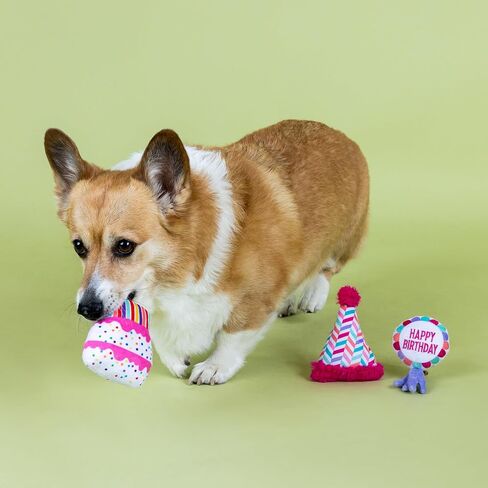 Fringe Studio "CAN I GET A WOOF-WOOF!, Set of 3, Small Plush Dog Toy Set, Pet Shop Collection (662056) in Saudi Arabia