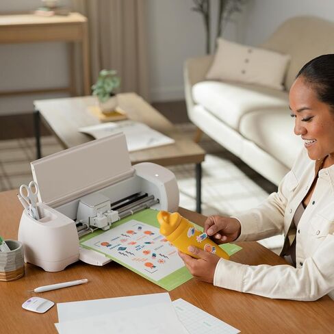 Cricut Explore 4 with Easy Press 3 Machine and Iron-On Combo Bundle - Craft Cutting Machine and Heat Press Combo, Cricut Machine Kit for Beginners and Gifts, DIY Apparel and Tote Bags, HTV Materials in Saudi Arabia