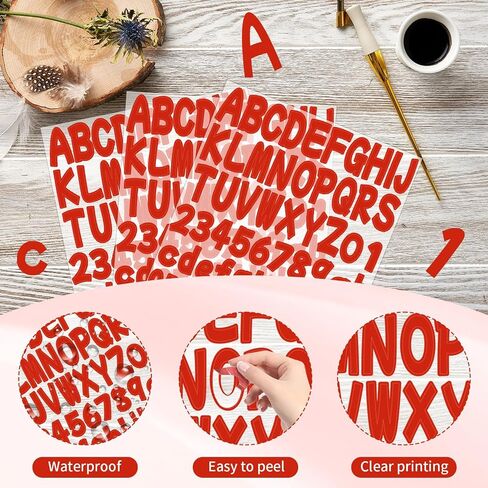 Letter Stickers 1.5 Inch,16 Sheets Alphabet Stickers,Vinyl Self Adhesive Waterproof Scrapbook Letter Stickers,for Notebook,Labels,Scrapbooking Crafts,DIY Crafts Art Making（Dark Blue） in Saudi Arabia