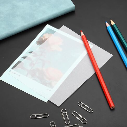 PATIKIL 110 Sheets Vellum Paper 4.25x5.5, Vellum Paper Printable Translucent Paper 100GSM for Invitations Laser Inkjet Printing Card Making Crafting Wedding Tracing, White in Kuwait
