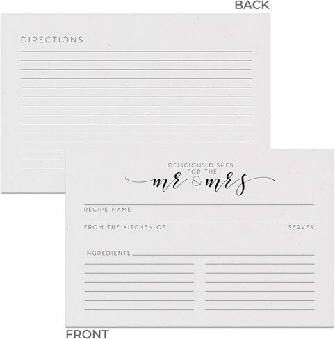 Dashleigh Newlywed & Bridal Shower Advice Cards from, 48 Cards, 4x6 inches, Double-Sided (Newlywed Advice - Gold) in Saudi Arabia