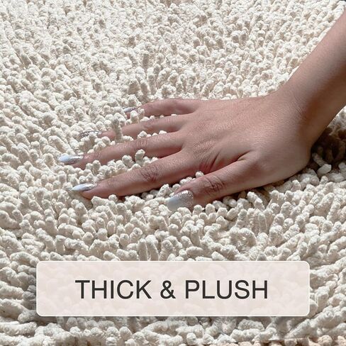 Chardin home Navy Blue Round Bath Mat | 2 feet Boho Bathroom Rug | Also Perfect for Kids Rooms, Nurseries, Bedside, dorms, Half Baths and Powder Rooms | Machine Washable, Soft & Plush in Kuwait