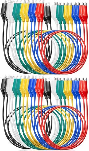 ​4PCS Electrical Multimeter Test Leads Set, Precision Multimeter Test Leads, 1000V 10A Digital Multi Meter Clamp Test Probes Leads with Alligator Clips for Test Extension, Crafts, Electrical Testing in Saudi Arabia