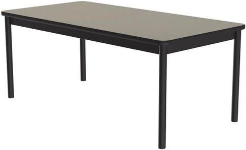 Correll 30 "X72" طاولة محطة عمل المكاتب ، سافانا دائمة العالي الضغط على أعلى ، ارتفاع 29 "، جودة تجارية قوية للغاية ، إطار الصلب الأسود ، مصنوع في الولايات المتحدة الأمريكية in Kuwait