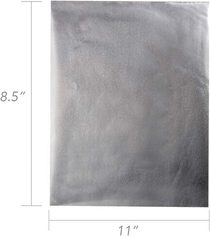 Hygloss Metallic Paper - 8.5" X 11", 8 Gold & 8 Silver - 16 Sheets in Kuwait