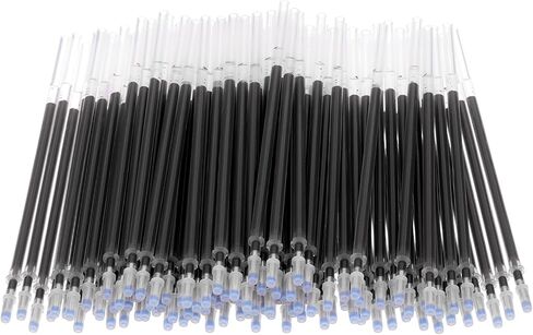 Patikil 100 PCS Amblable Ambels Albs ، 1 مم من النقوش المحفوظة للحرارة للقماش الذي يختفي قلمًا للحبر بخياطة كتابة خياطة ، حبر أسود in Saudi Arabia