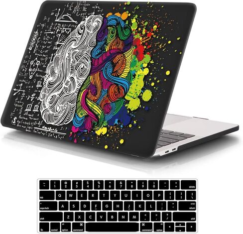 iCasso Compatible with MacBook Pro 13 inch Case 2022 2021 2020-2016 Release A2338M1/A2251/A2289/A1706/A1708, Laptop Case & Keyboard Cover & Screen Protector Only for MacBook Pro 13'' (Soft Marble) in Saudi Arabia