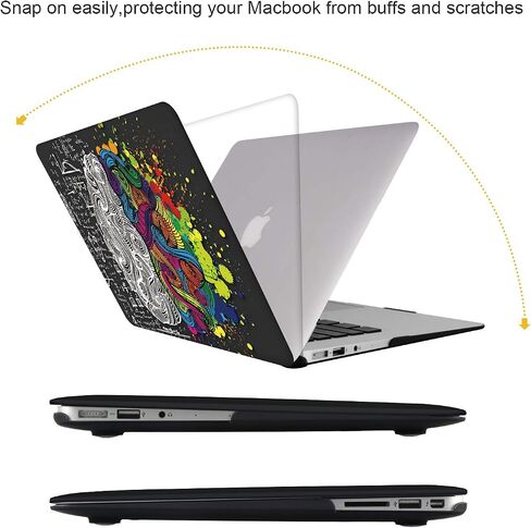 iCasso Compatible with MacBook Pro 13 inch Case 2022 2021 2020-2016 Release A2338M1/A2251/A2289/A1706/A1708, Laptop Case & Keyboard Cover & Screen Protector Only for MacBook Pro 13'' (Soft Marble) in Saudi Arabia