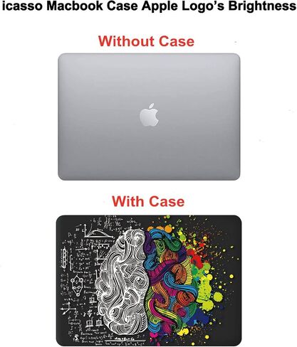 iCasso Compatible with MacBook Pro 13 inch Case 2022 2021 2020-2016 Release A2338M1/A2251/A2289/A1706/A1708, Laptop Case & Keyboard Cover & Screen Protector Only for MacBook Pro 13'' (Soft Marble) in Saudi Arabia