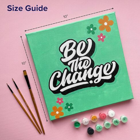 Kraftistry Framed Canvas Paint by Number for Adults Kids - DIY Paint by Numbers for Adults Beginner, 12"x16" Painting Kits for Adults, 3 Paint Brushes, Acrylic Paint, Hooks Nails (Italy) in Kuwait