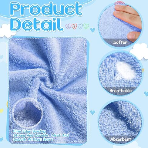 10 Pieces Guinea Pigs Blankets Hamster Fleece Cage Liners Soft Guinea Pig Accessories Small Animal Pet Blanket Sleep Bedding Mats Pet Supplies for Dog Puppy Cat (Mixed Colors,18 x 24 Inch) in Kuwait