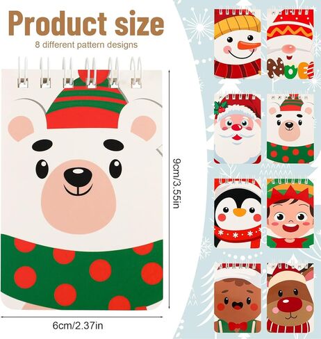 Augsun 24 Pack Nurse Notepad Spiral Mini Pocket Nursing Notepad 8 Style Notes Noteboys for Gifts Perfects Higds in Kuwait